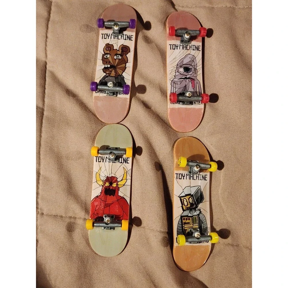 Tech Deck Fingerboard Lot of 13 - Baker, Toy Machine, Santa Cruz, Creature